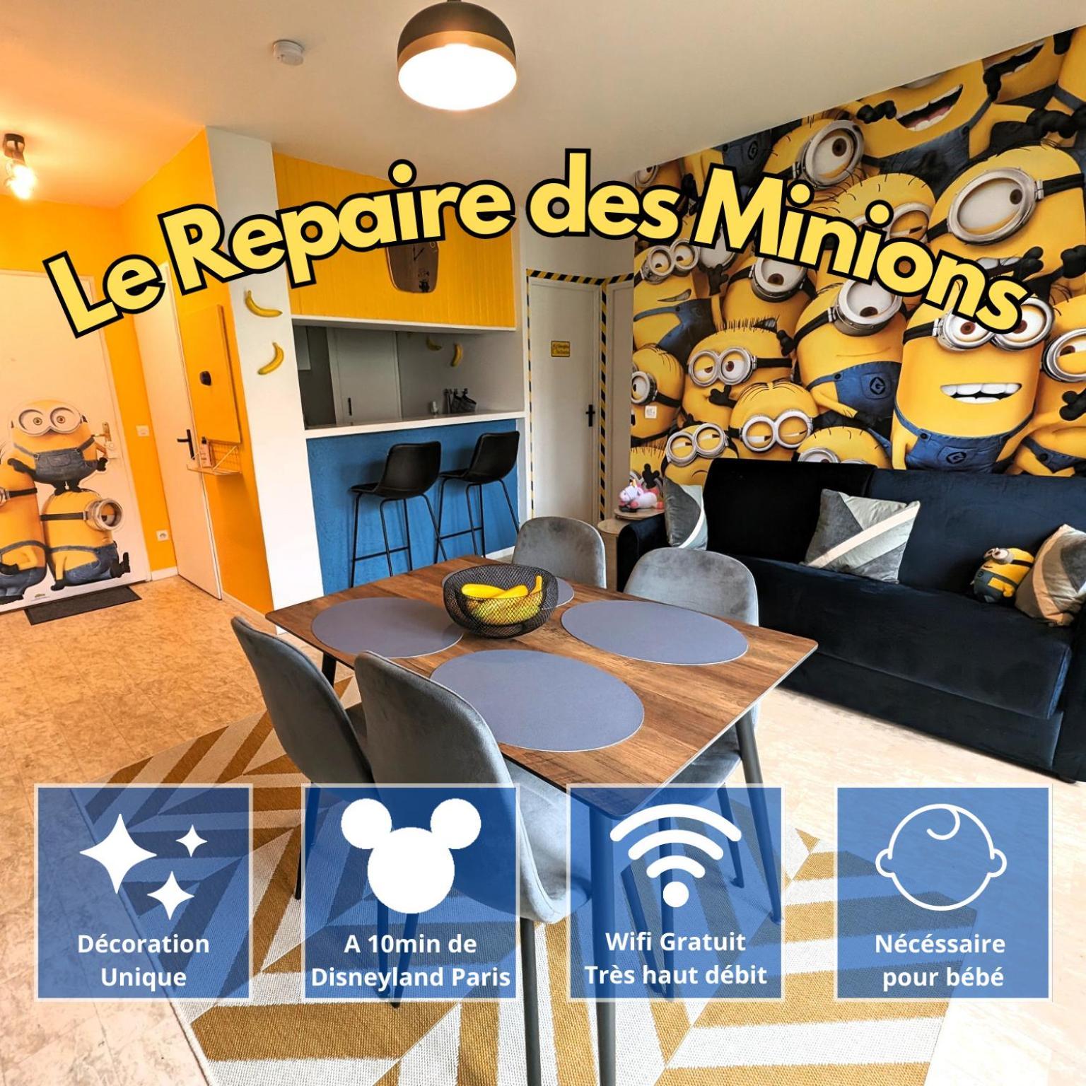 Le Repaire Des Minions - 10' Disney - Familial Bailly-Romainvilliers Bagian luar foto